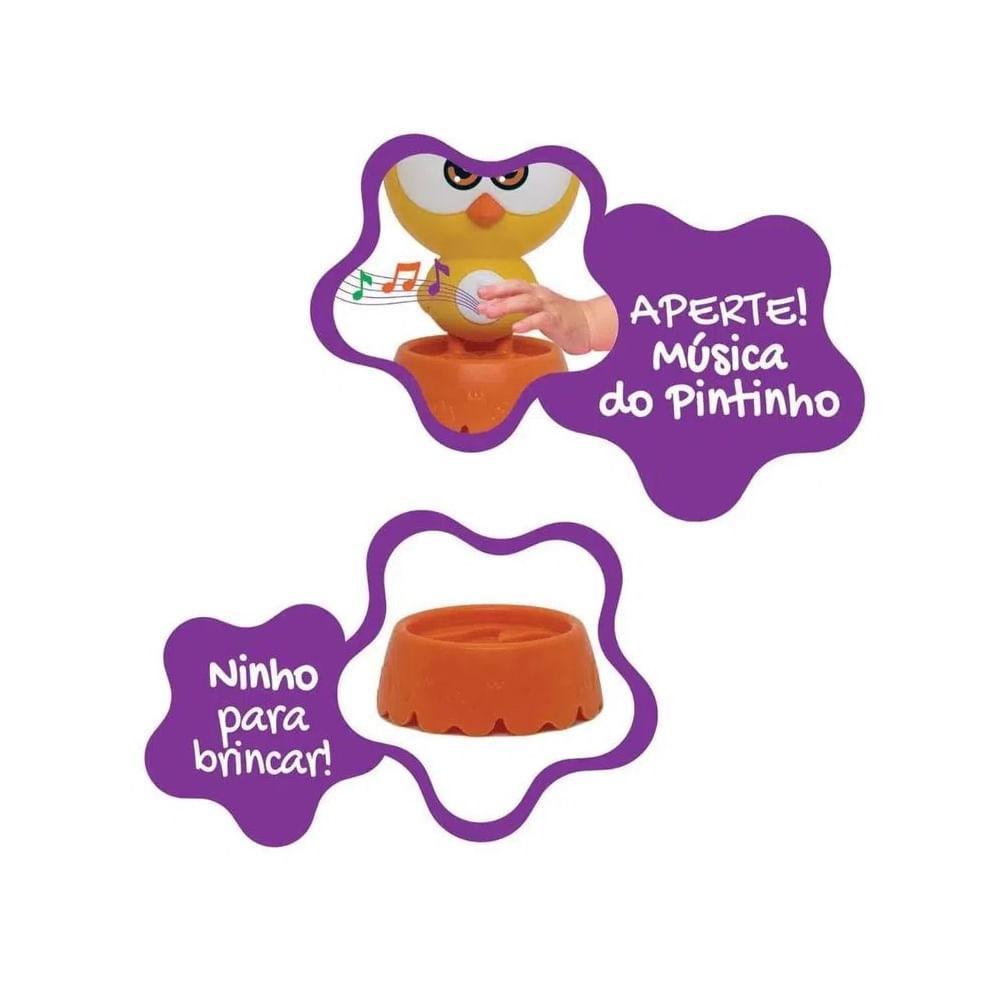 Galinha Pintadinha Mini Pintinho Amarelinho Musical - Elka - 4