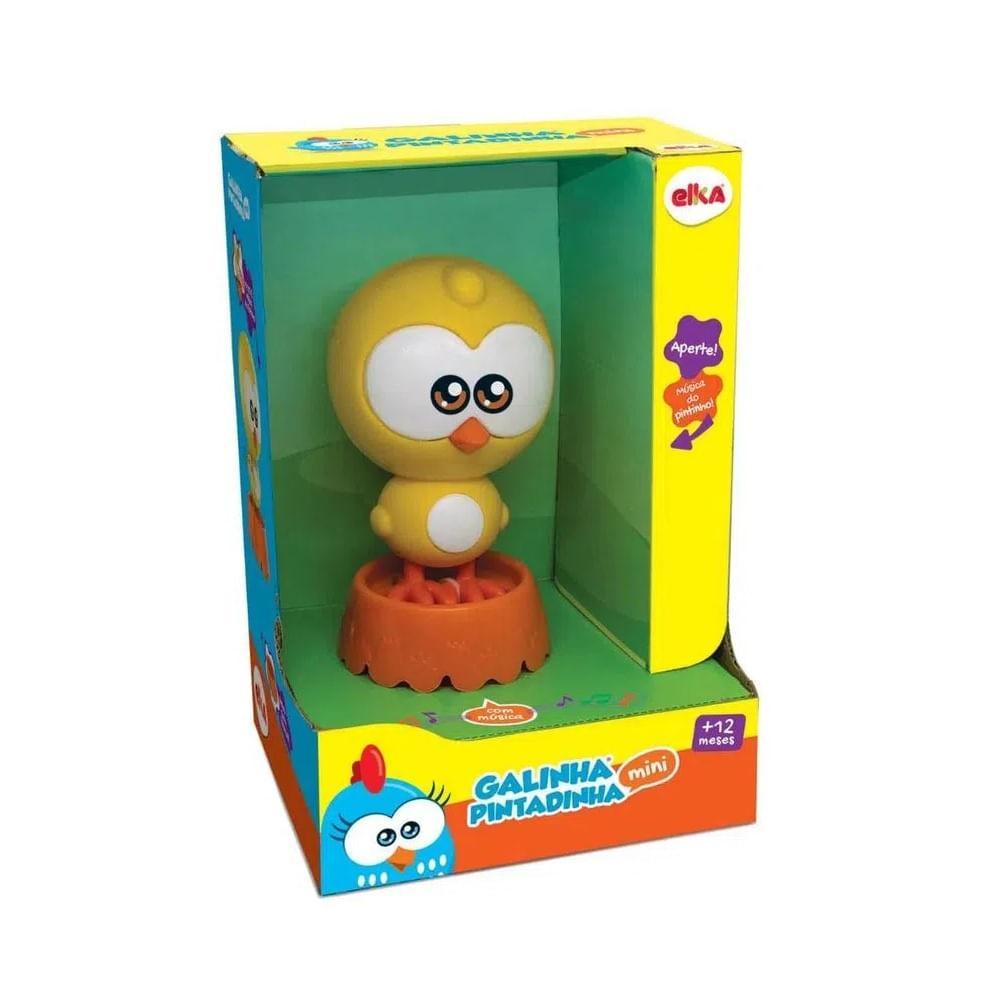 Galinha Pintadinha Mini Pintinho Amarelinho Musical - Elka - 1
