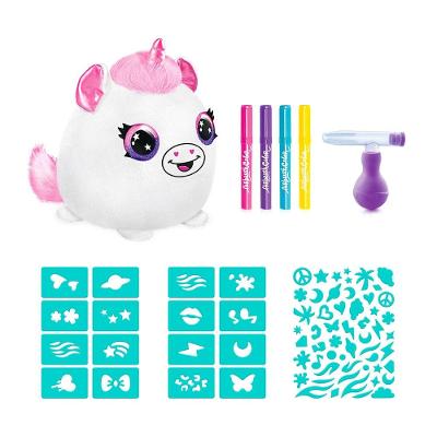 Pelúcia para Pintar Airbrush na Lata Unicórnio - Fun Divirta-se