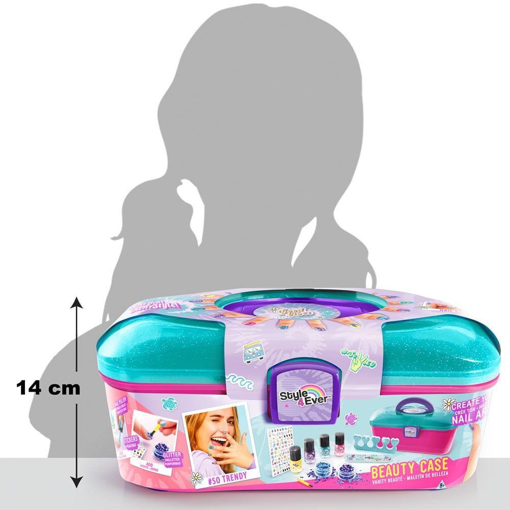Maleta de Beleza Decore Suas Unhas Glitter - Fun Divirta-se - 4