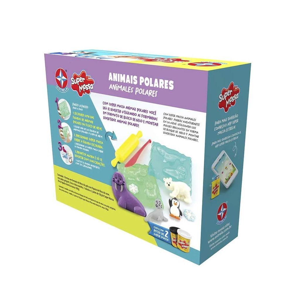 Livro Infantil Animais Polares Com Super Massa - Estrela - 4