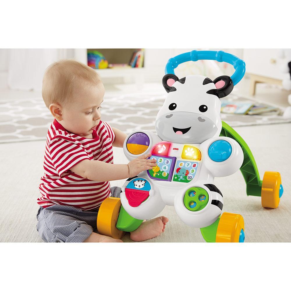 Fisher-Price Apoiador Zebra Aprenda Comigo - Mattel - 6