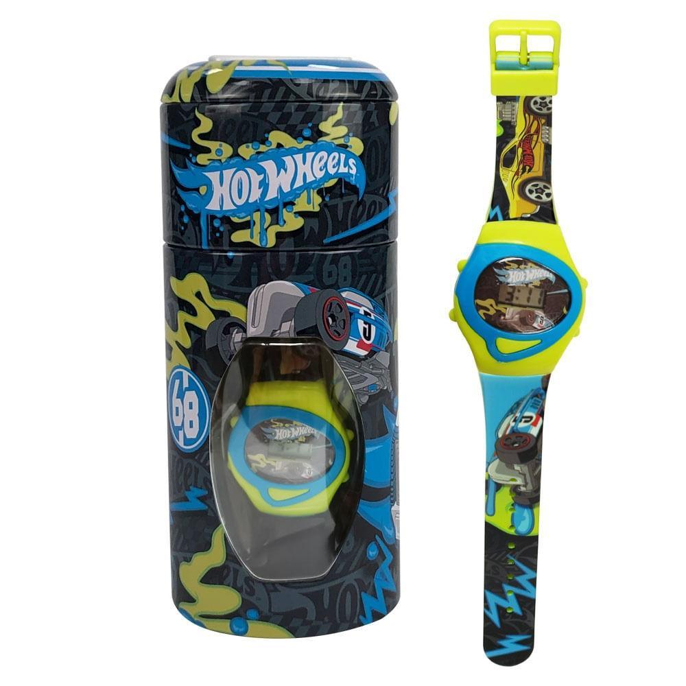 Hot Wheels Relógio Digital Com Cofrinho - Fun Divirta-se - 8