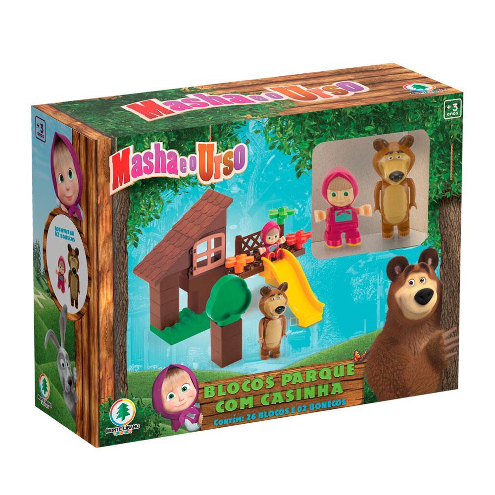 Masha e o Urso Blocos Parque com Casinha - Monte Líbano - 6