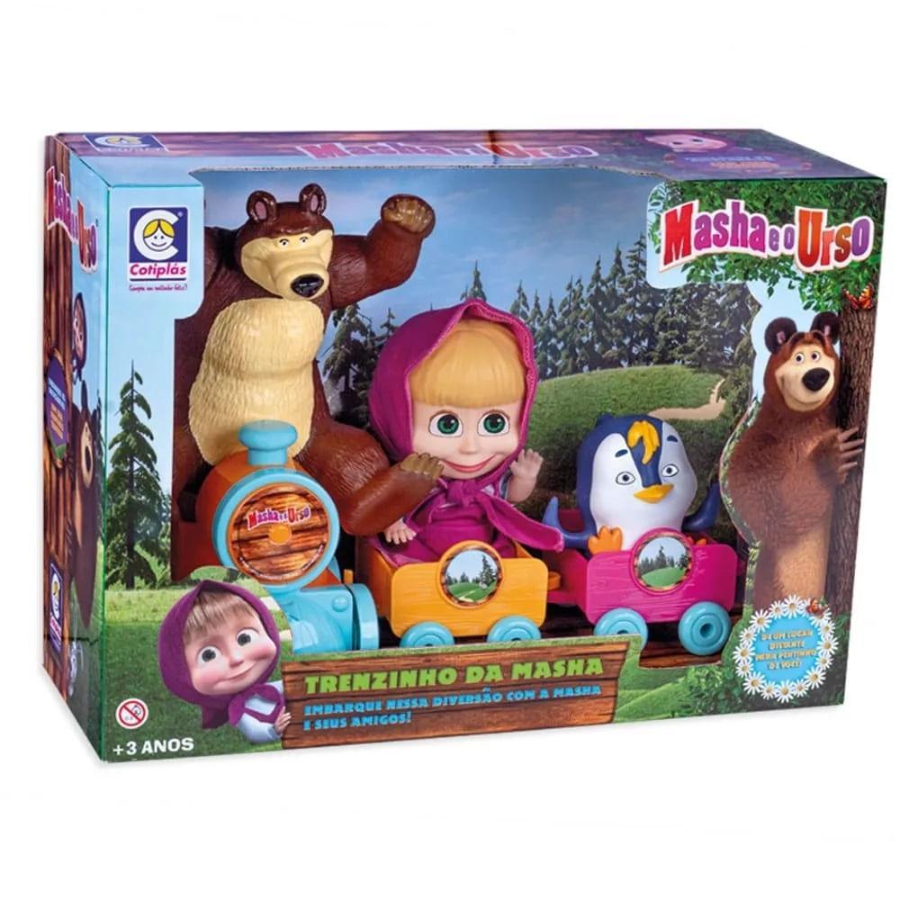 Boneca Masha e o Urso no Trenzinho - Cotiplás - 2