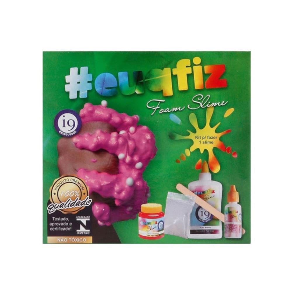 #EUQFIZ Slime Kit Foam Slime Bolinhas Isopor - I9 Brinquedos - 2