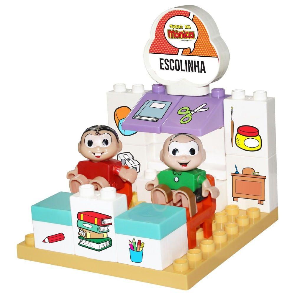 Blocos Playset Escolinha da Mônica - Monte Líbano - 6