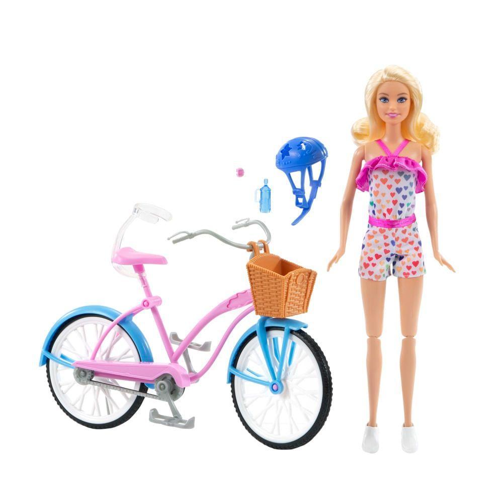Barbie Boneca Com a Bicicleta - Mattel - 7