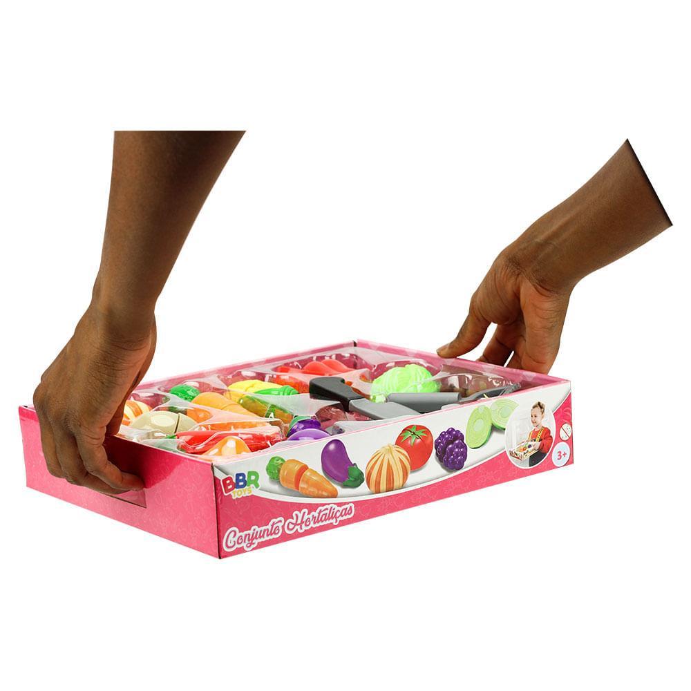Conjunto Hortaliças com Bandeja - BBR Toys - 5