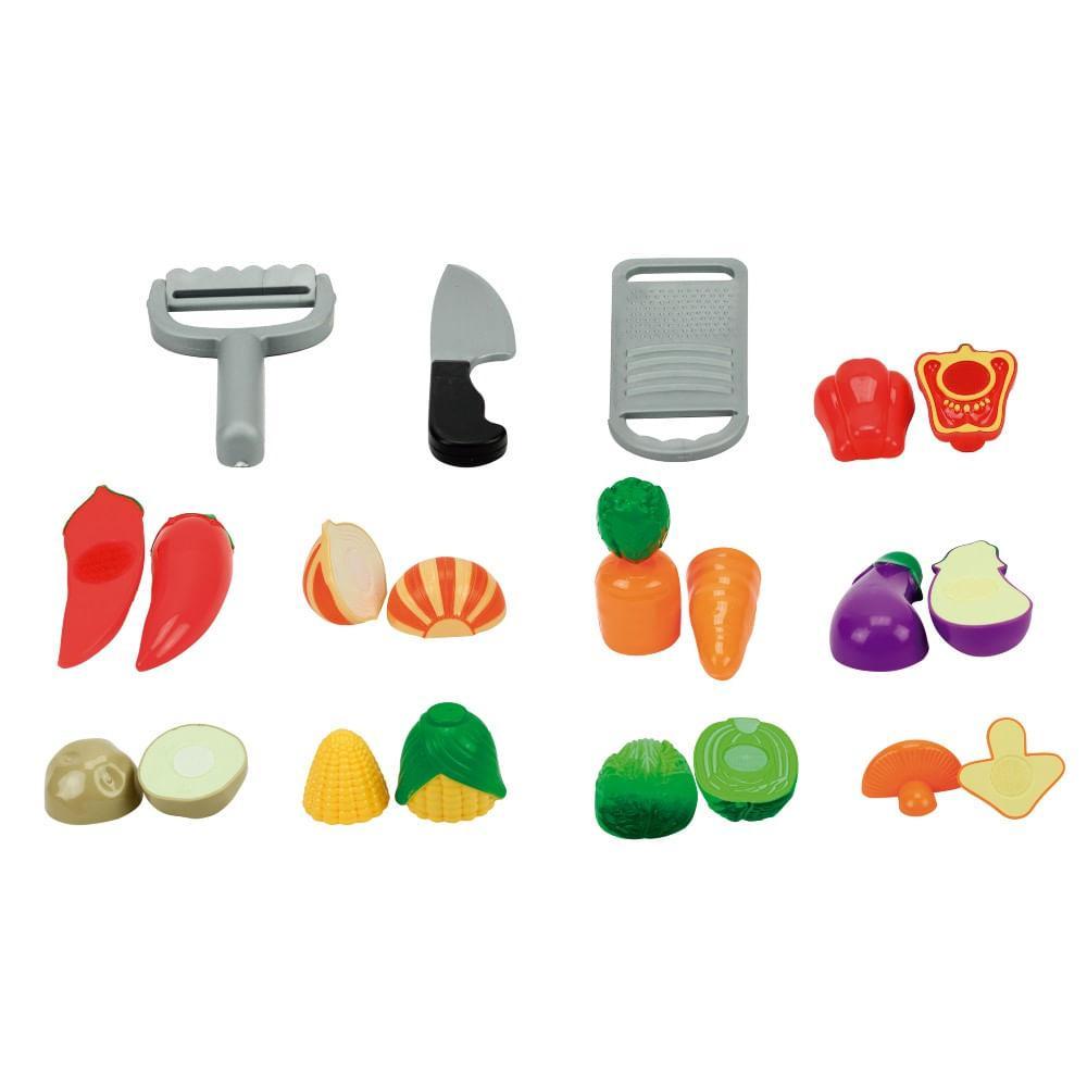 Conjunto Hortaliças com Bandeja - BBR Toys - 6