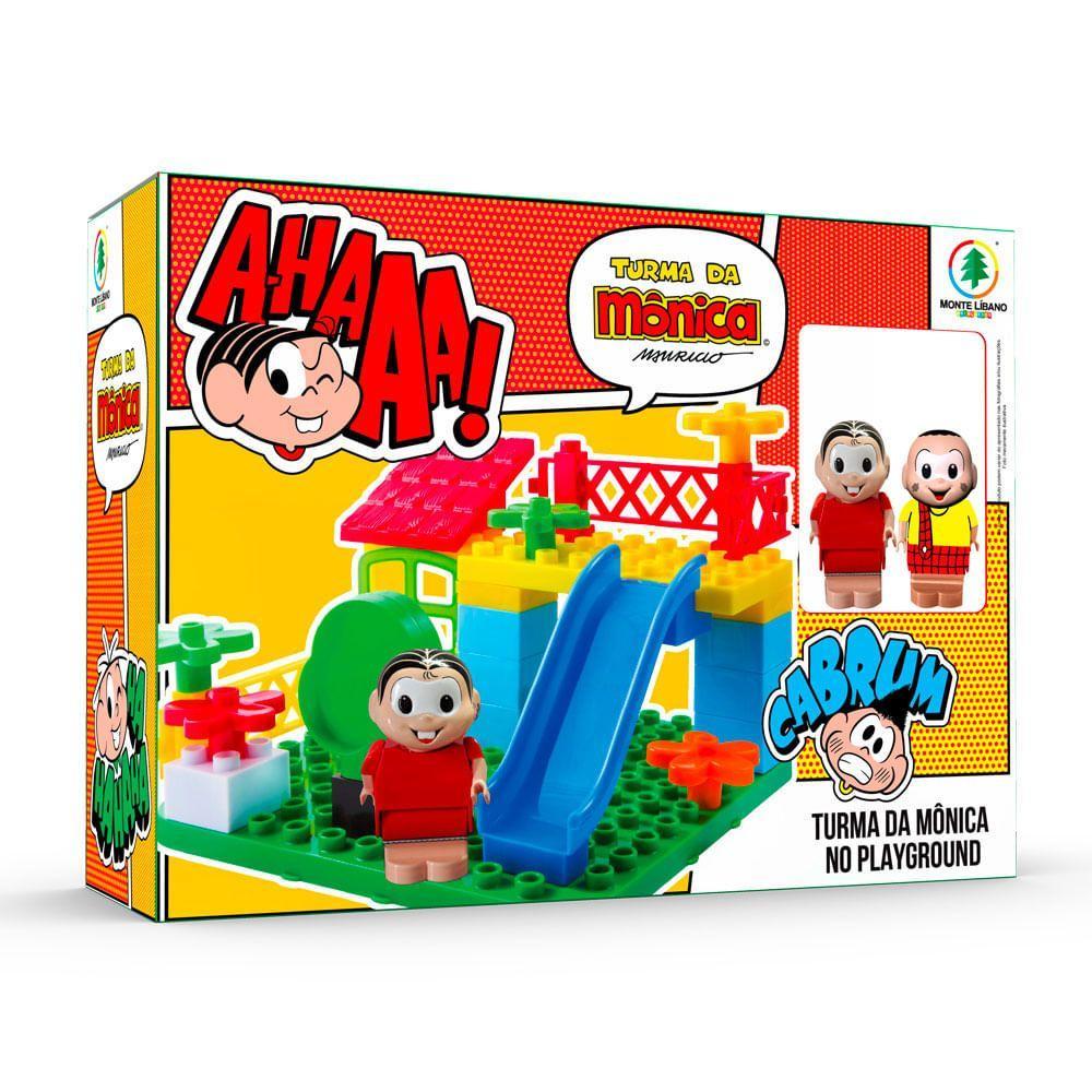 Blocos de Montar Turma da Mônica no Playground - Monte Líbano - 3
