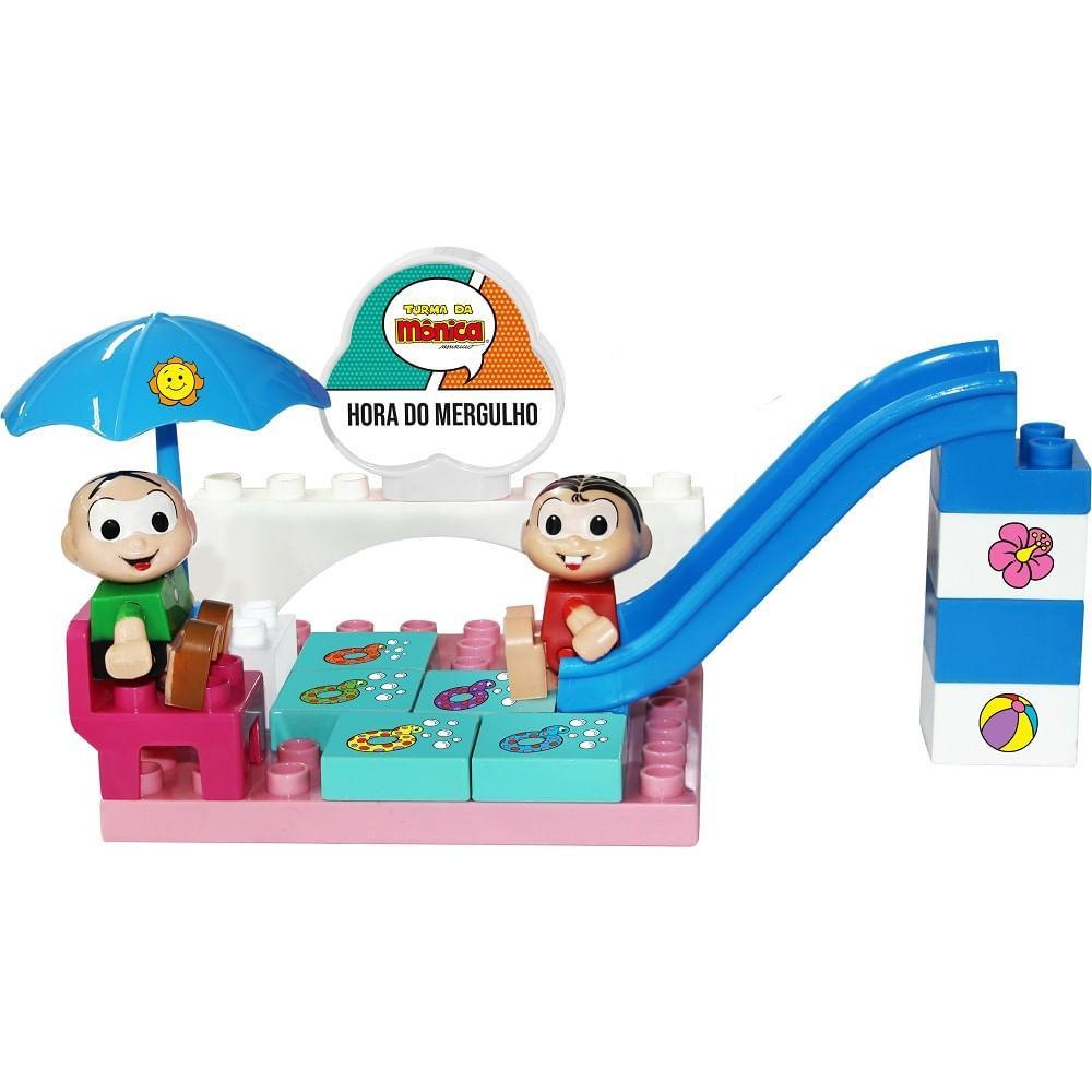 Blocos Turma da Mônica Hora do Mergulho - Monte Líbano - 2