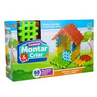 Blocos Montar e Criar com 60 peças - Cometa - 3