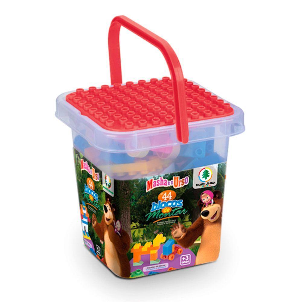Masha e o Urso Balde com Blocos e Bonecos - Monte Líbano - 4