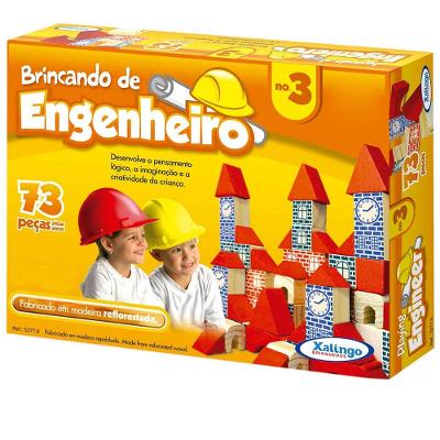 Brincando De Engenheiro 73 Peças - Xalingo