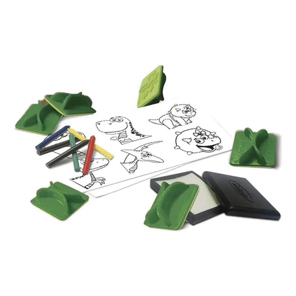 Conjunto de Carimbos Fofossauros - Xalingo - 2