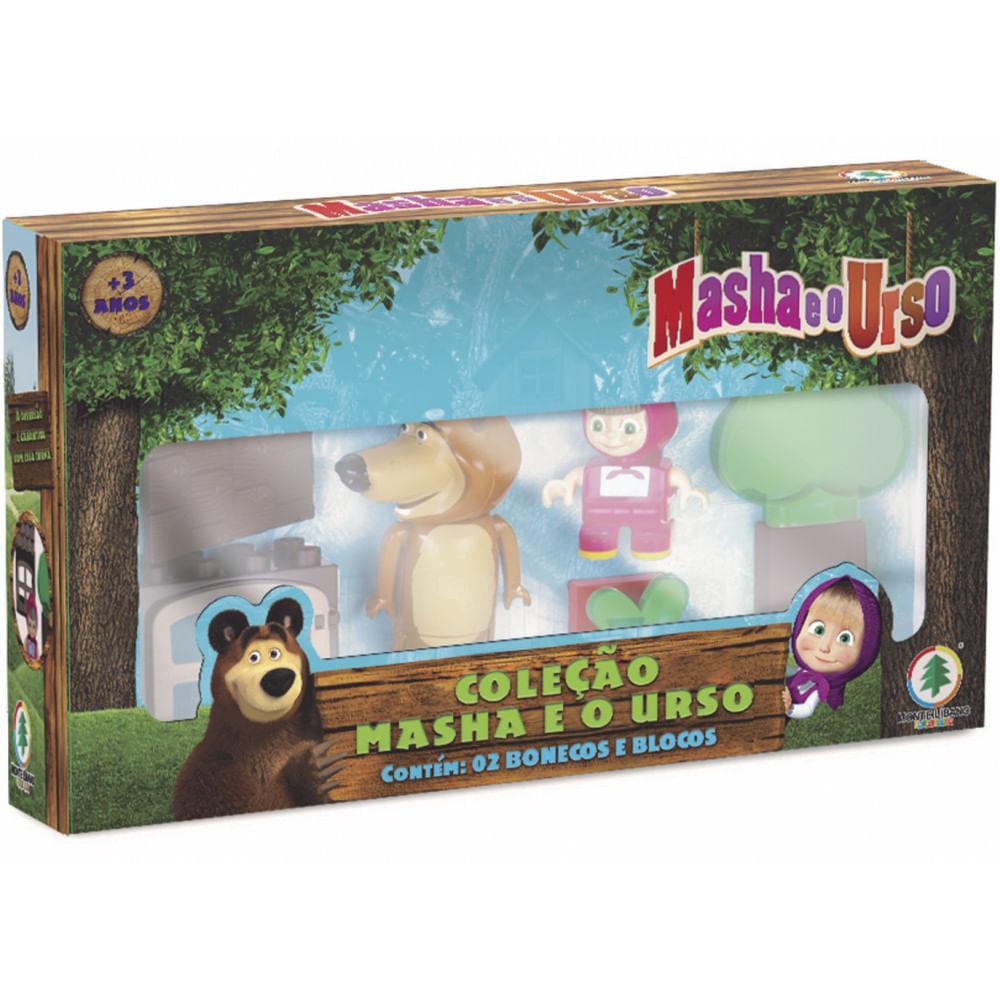 Masha e o Urso Mini Figuras e Blocos Montar - Monte Líbano - 4