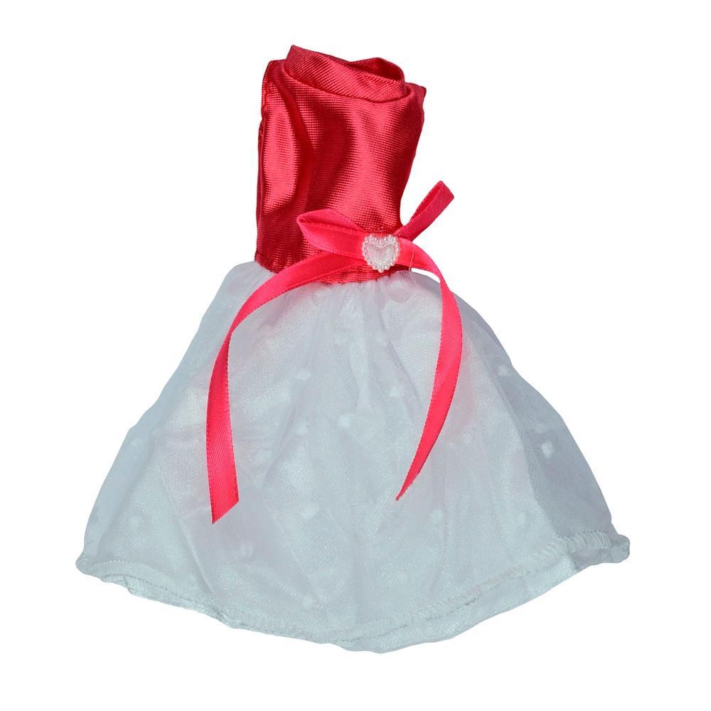 Vestido para Boneca Kit 2 Looks Vermelho e Amarelo - Candide - 6