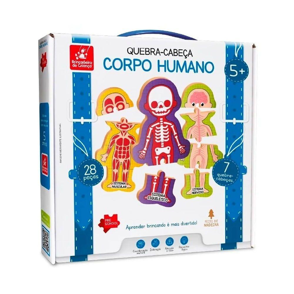 Quebra-Cabeça Corpo Humano - Brincadeira de Criança - 4