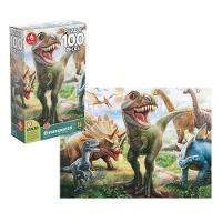 Quebra-Cabeça Dinossauros 100 Peças - Grow - 7