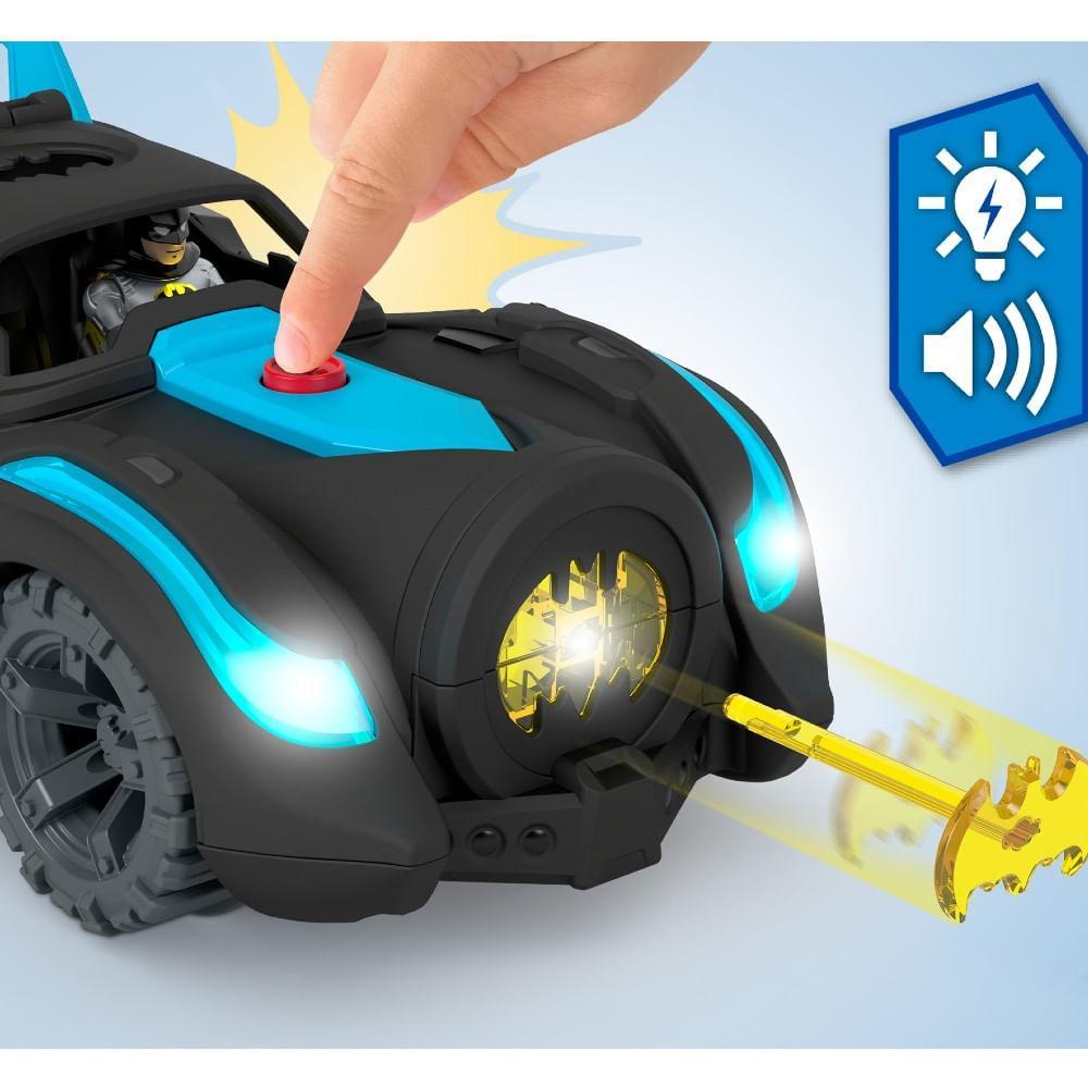 Imaginext DC Super Friends Batmóvel com Mini Batman - Mattel - 7
