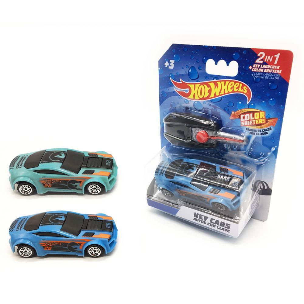 Carro Hot Wheels com Chave Lançador Azul - Fun Divirta-se - 12