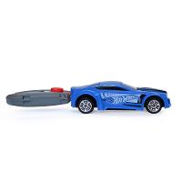 Carro Hot Wheels com Chave Lançador Azul - Fun Divirta-se - 8