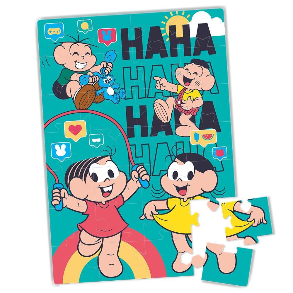 Quebra-Cabeça Turma da Mônica 28 Peças Grandinho - Toyster - 3