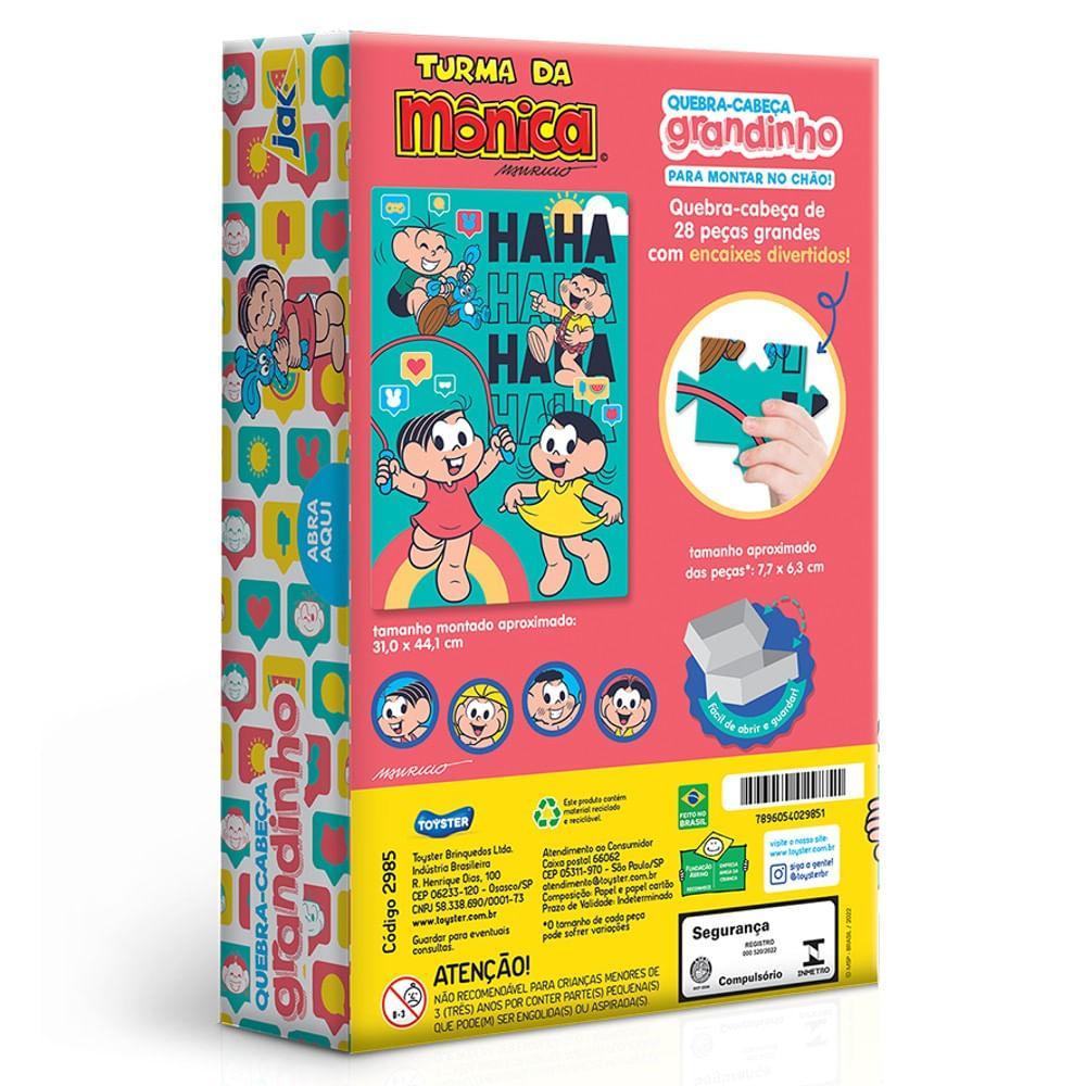 Quebra-Cabeça Turma da Mônica 28 Peças Grandinho - Toyster - 5