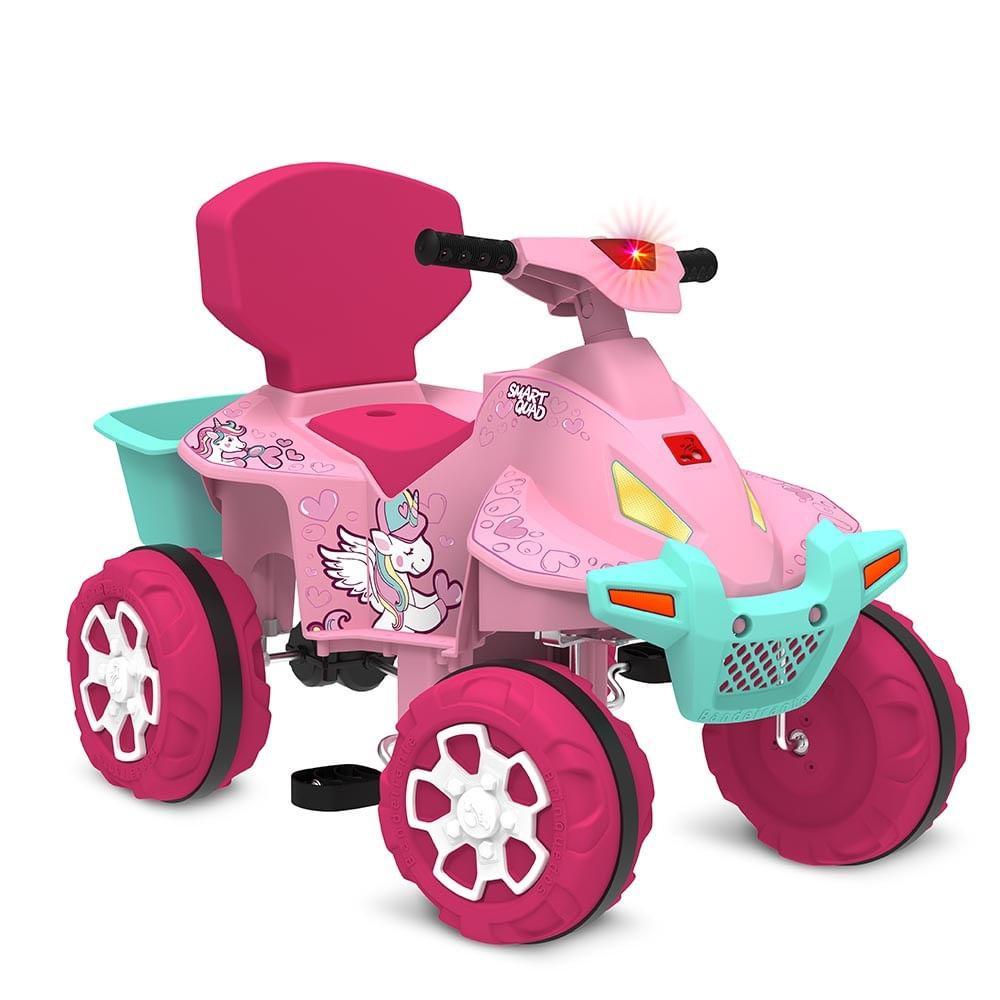 Quadriciclo Passeio Smart Quad Pedal Rosa - Bandeirante - 1
