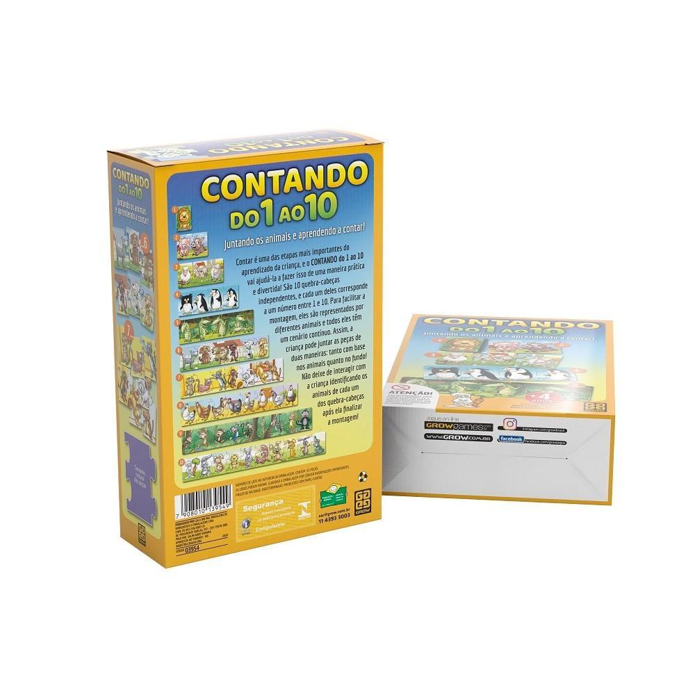Contando do 1 ao 10 - Grow - 5