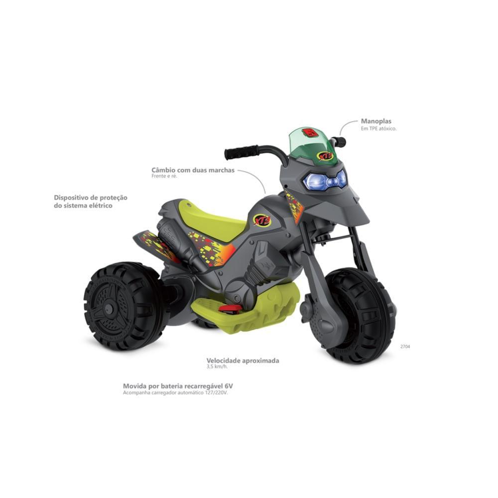 Moto XT3 Titanium Eletrica 6V - Bandeirante - 4