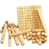 Material Dourado com 111 Peças Madeira - Pais e Filhos - 2