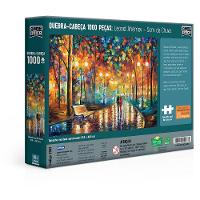 Quebra-Cabeça Leonid Afremov Som da Chuva 1000 Peças - Toyster - 1