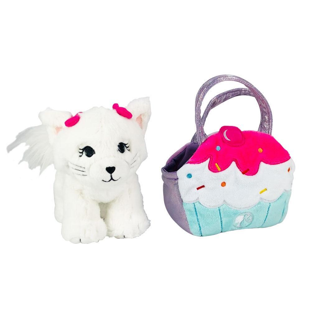 Barbie Pelúcia na Bolsinha Gatinha Branca - Fun Divirta-se - 1