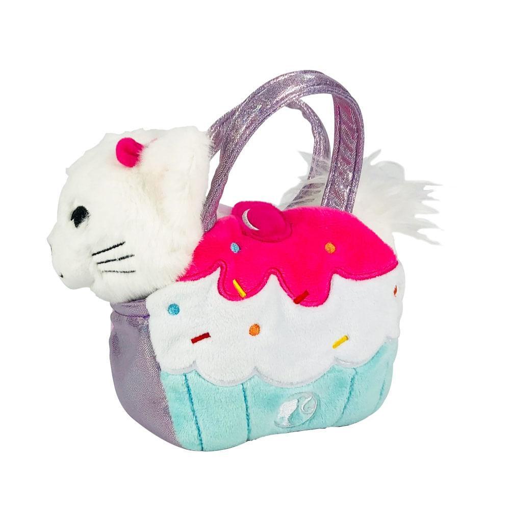 Barbie Pelúcia na Bolsinha Gatinha Branca - Fun Divirta-se - 2