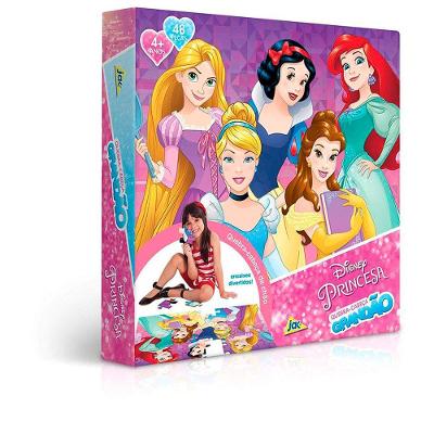 Quebra-Cabeça Grandão Princesas 48 Peças - Toyster