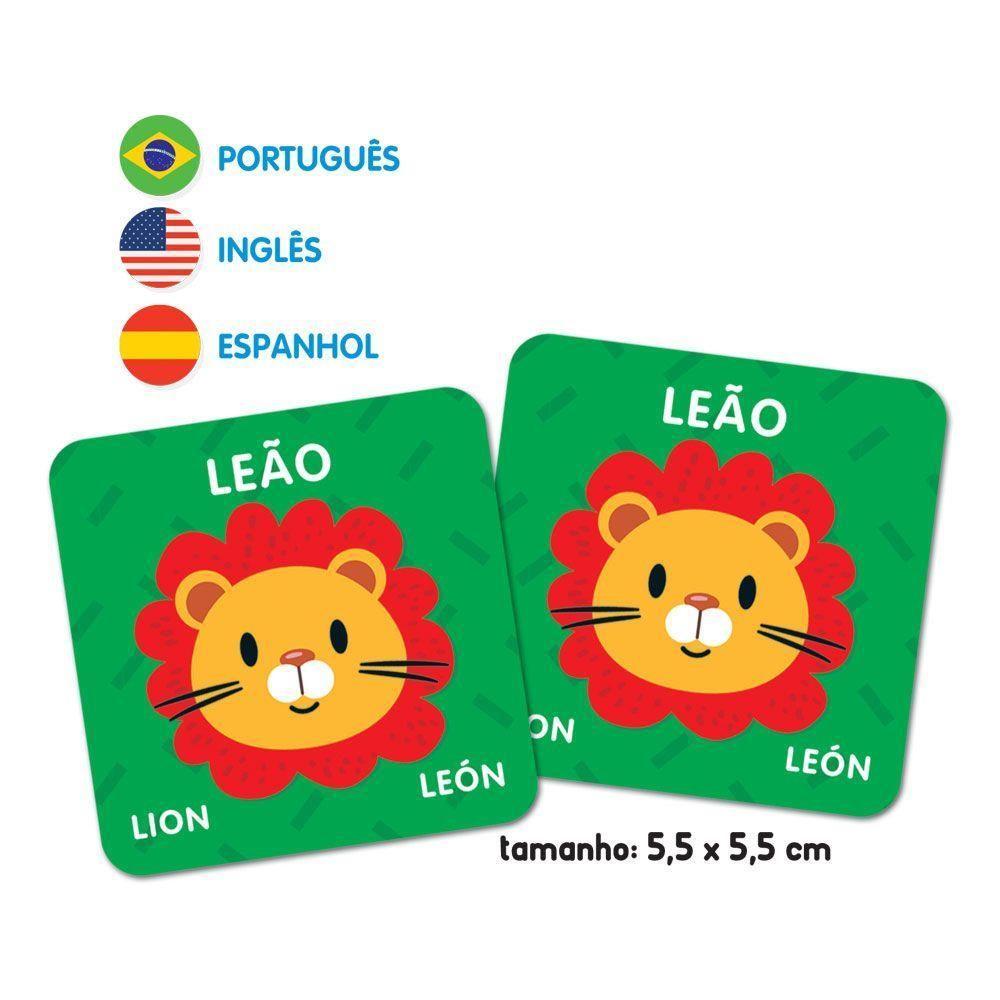 Jogo da Memória Português, Inglês e Espanhol - Toyster - 4