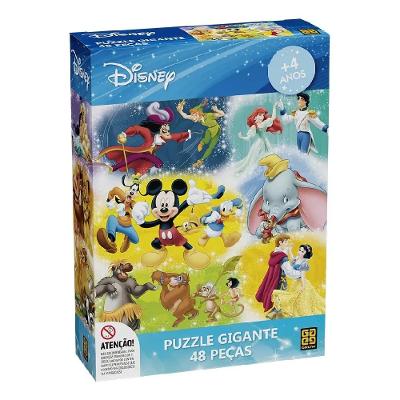 Quebra-Cabeça Gigante Disney 48 Peças - Grow