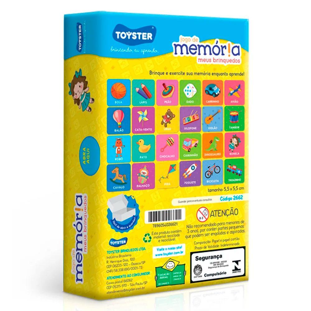 Jogo da Memória Meus Brinquedos - Toyster - 4