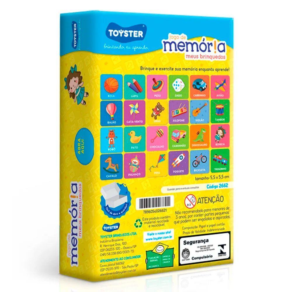 Jogo da Memória Meus Brinquedos - Toyster - 3