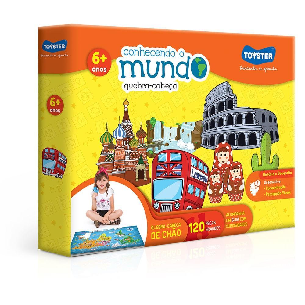 Quebra-Cabeça Grandão Conhecendo o Mundo - Toyster - 4