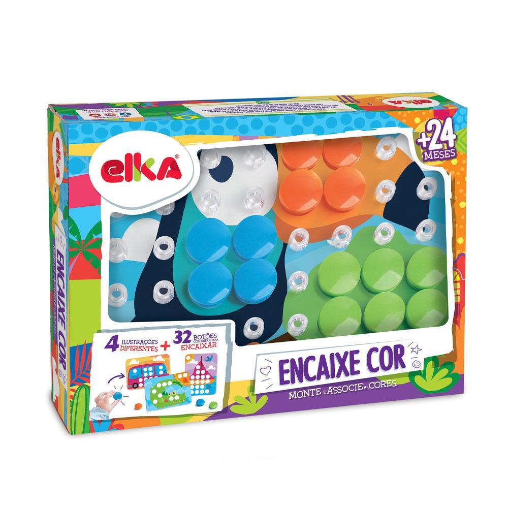 Jogo Encaixe Cor Monte e Associe as Cores - Elka - 2