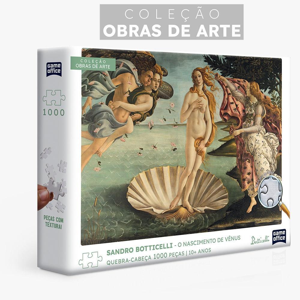 Quebra-cabeça Nascimento de Vênus 1000 Peças - Toyster - 1