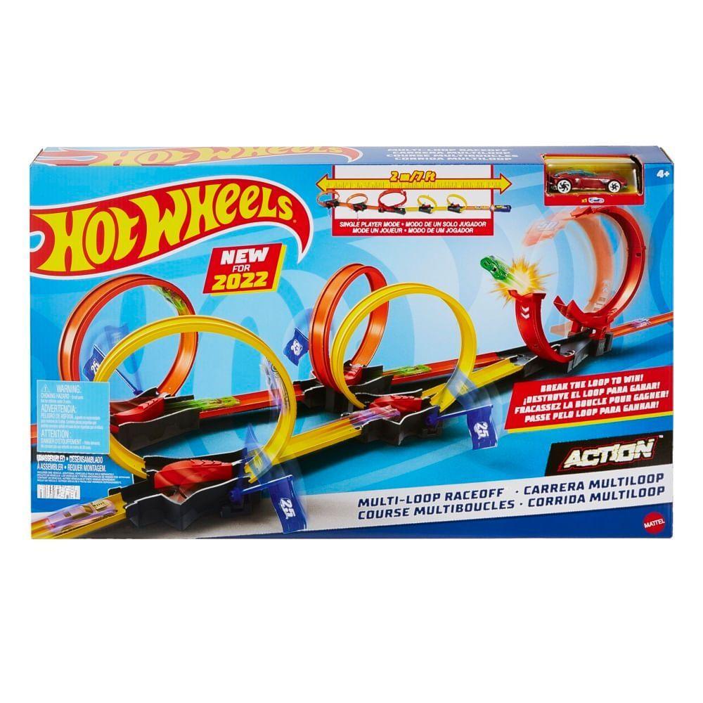Hot Wheels Pista Action Multi Loop Race-Of - Mattel - 9