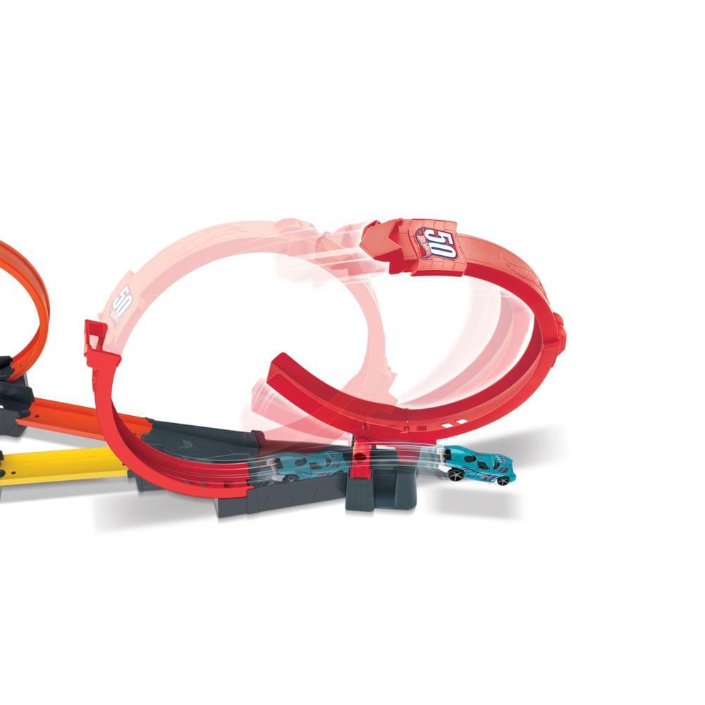 Hot Wheels Pista Action Multi Loop Race-Of - Mattel - 3