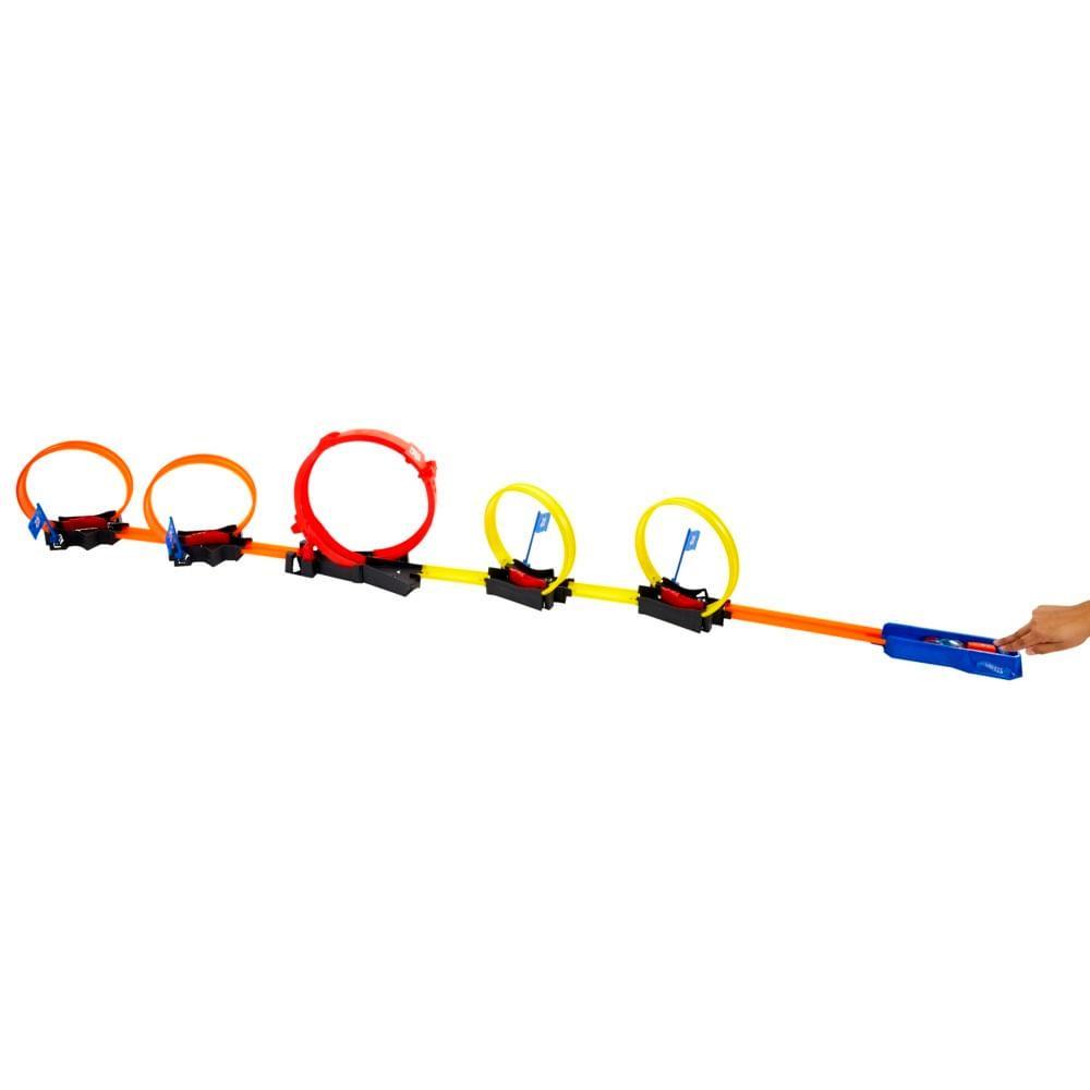 Hot Wheels Pista Action Multi Loop Race-Of - Mattel - 4