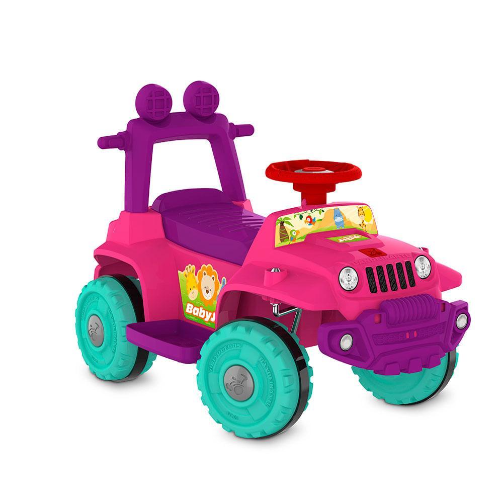 Babyjipe Passeio e Andador 360 Rosa - Bandeirante - 4