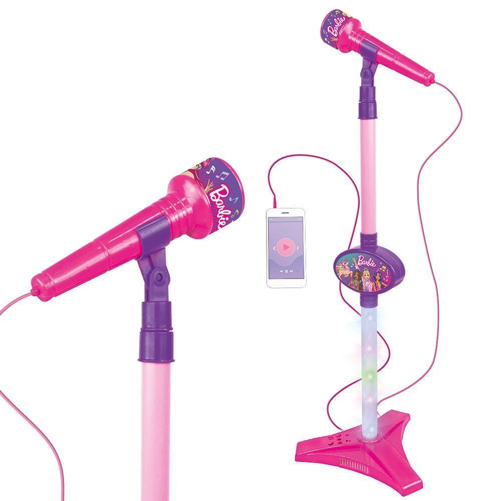 Barbie Microfone Dreamtopia Com Pedestal - Fun Divirta-se - 4
