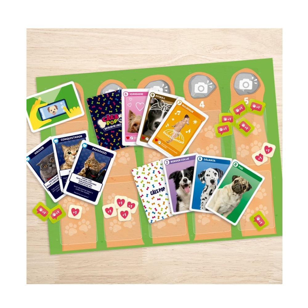 Jogo Cães Pop Batalha de Likes - Copag - 3